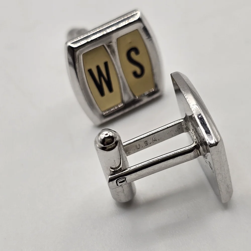 VIntage Initial Cufflinks